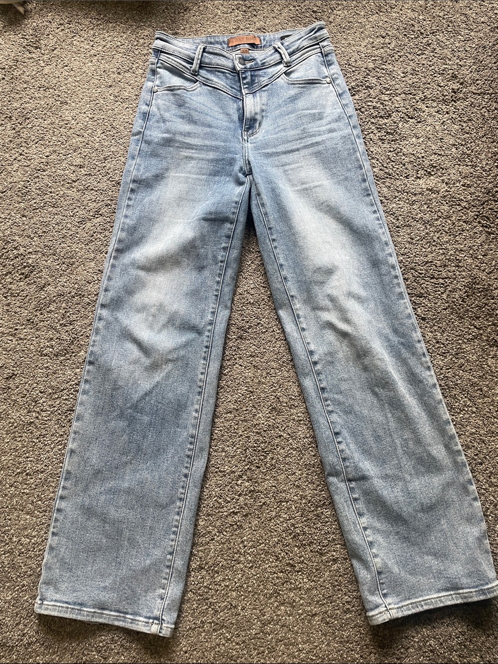 Judy Blue Light Blue High-Rise Wide Leg Jeans size 3/26 runs large, size down!